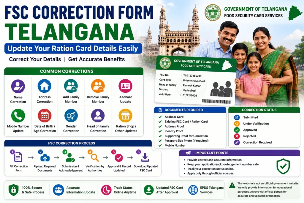 FSC Correction Form