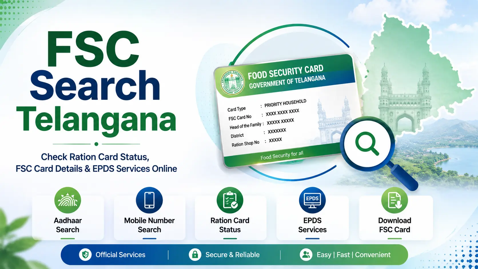 Fsc Application Status FSC Search Telangana | Check Ration Card Status Online