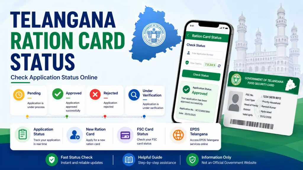 Telangana Ration Card Status